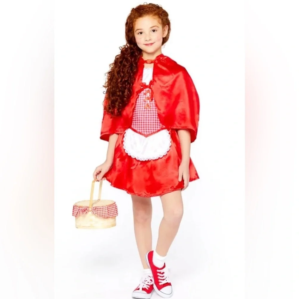 Costume little red riding hood girls size medium 8-10 halloween